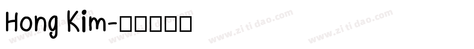 Hong Kim字体转换